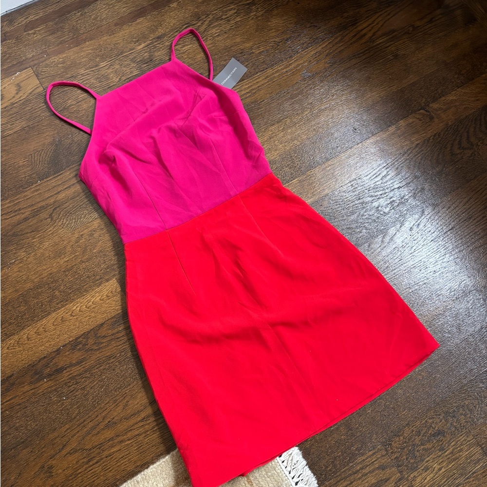 Nordstrom Pink and Red Mini Dress